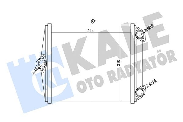 KALORIFER RADYATORU S-CLASS W126 85>91 C126 85>91 image