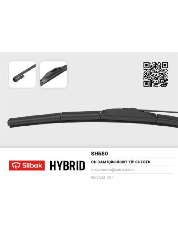 SILECEK SUPURGESI HIBRIT TIPI 580mm UNIVERSAL image