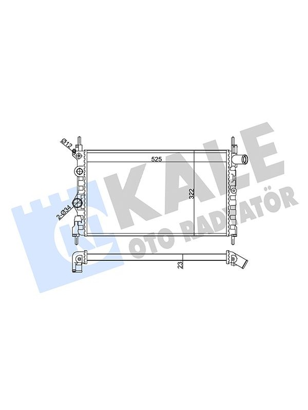 MOTOR RADYATORU COMBO A KADETT E ASTRA I NOVA 1,3 1,4 1,6 (84 91) / (BR image