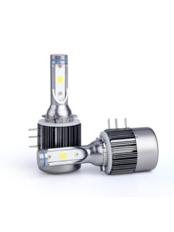 AMPUL H15 LED XENON SET 6500K 12V UZUN KISA