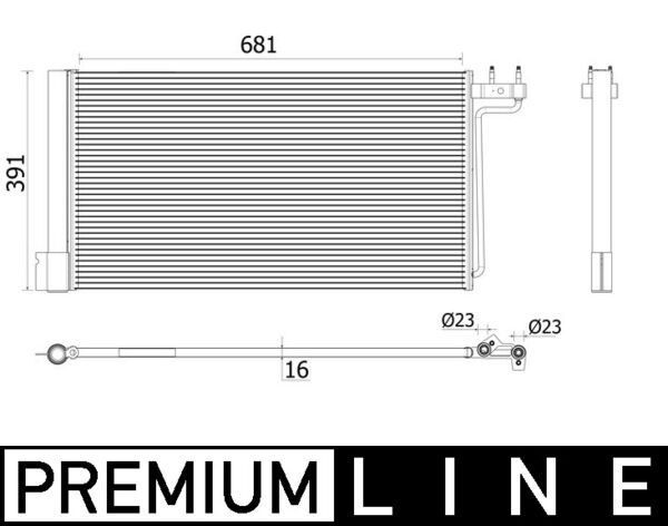 KLIMA RADYATORU FOCUS BENZINLI 1.6 14> image