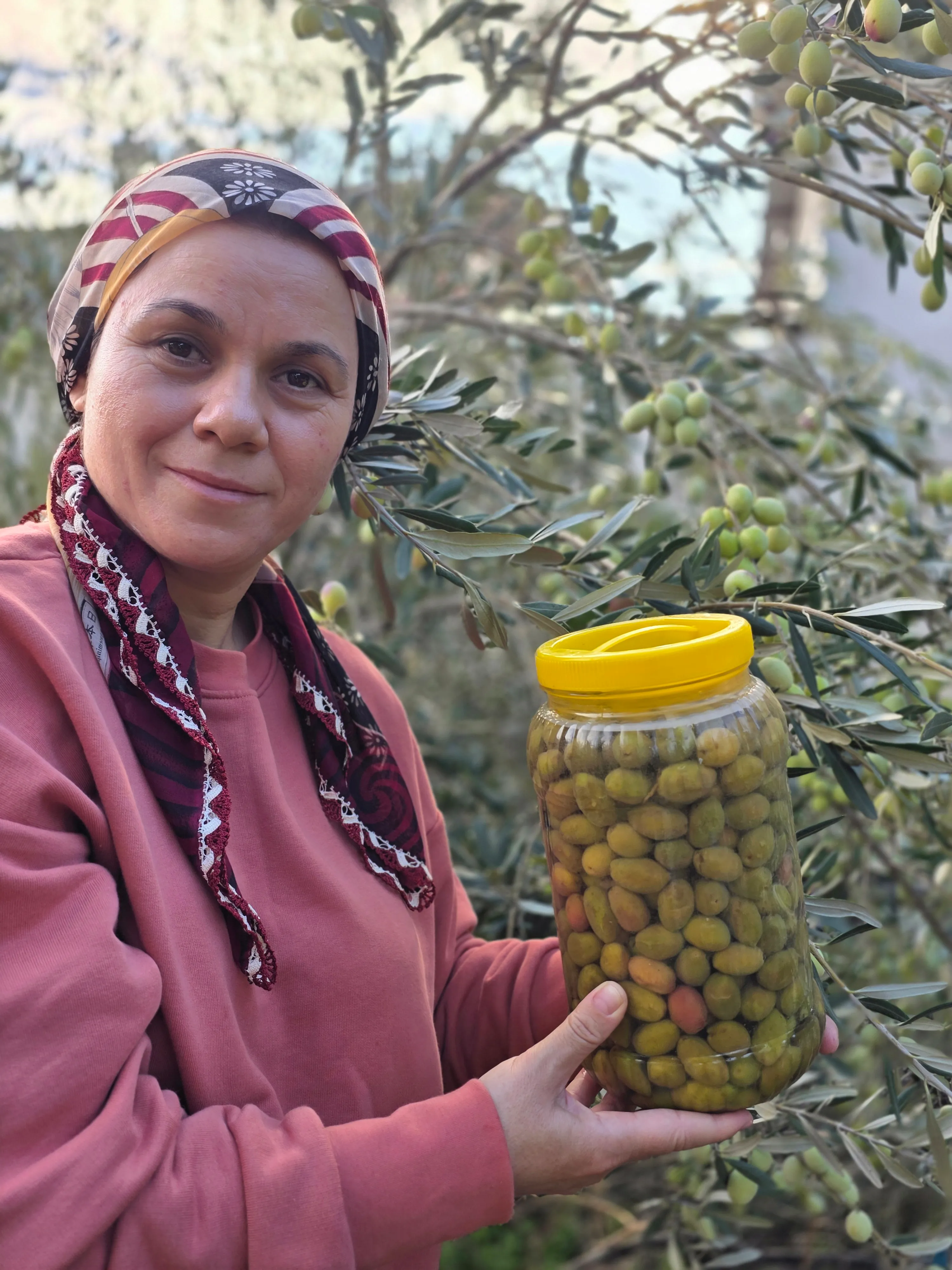Kırma Yeşil Zeytin 3 Litrelik bidonda net 2 Kg