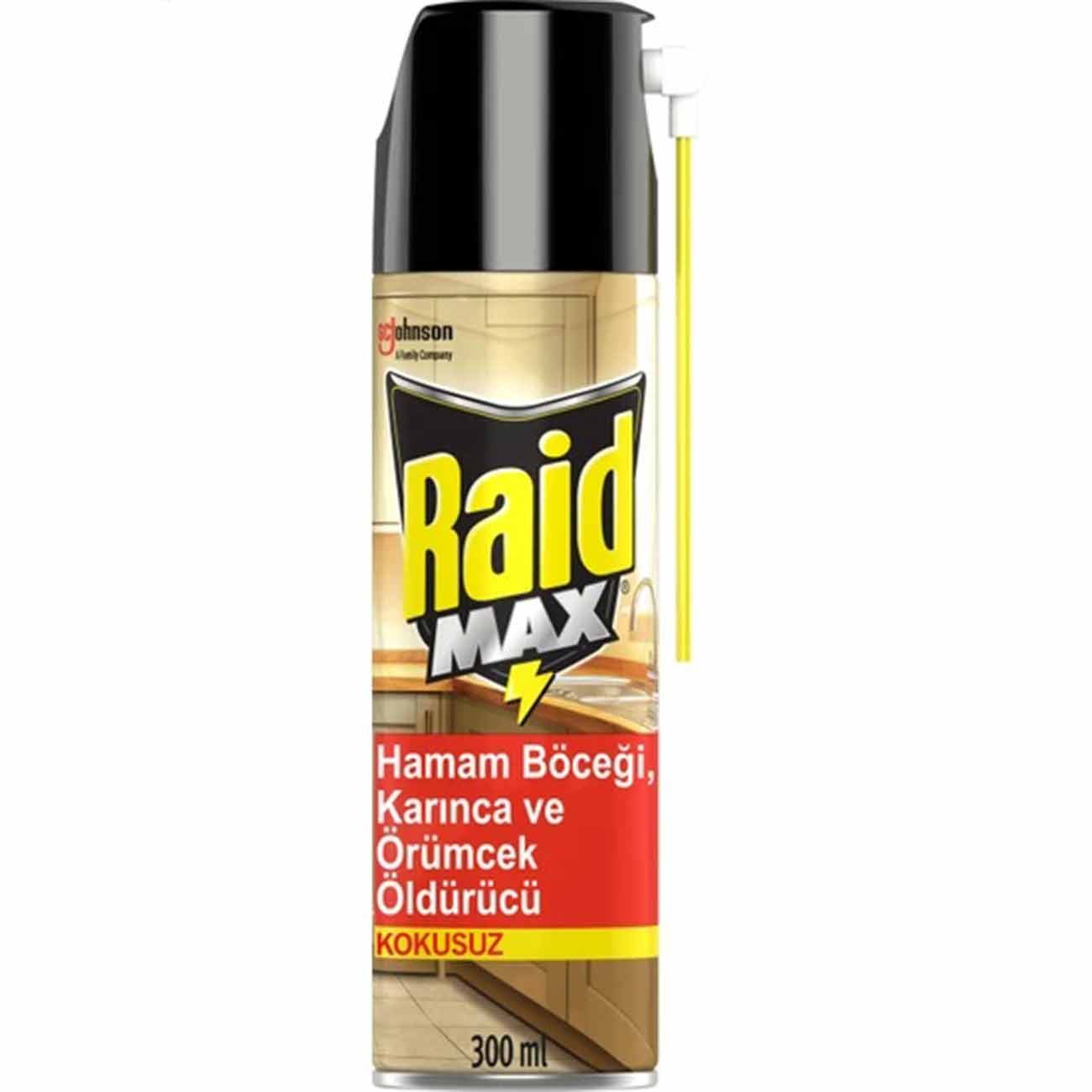 Raid Böcek Savar Max 300 Ml