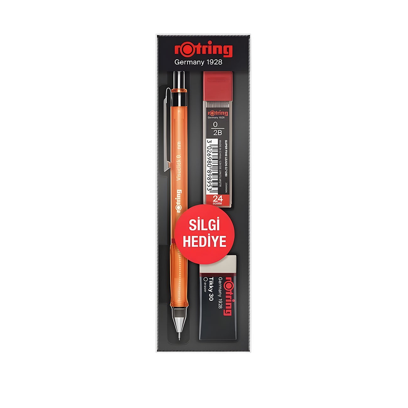 Rotring Versatil Visuclick 0.7 Okul Seti Turuncu