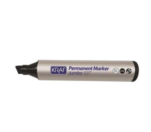 Kraf Permanent Markör Jumbo 10 Mm 610G Siyah