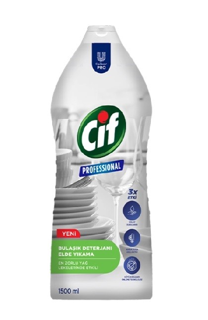 Cif Professional Bulaşık Deterjanı - Elde Yıkama 1500 Ml 