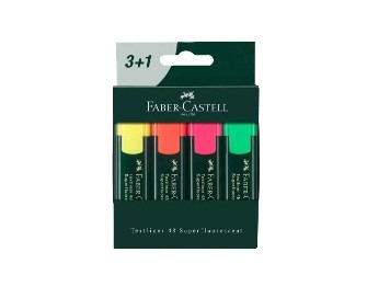 Faber Castell Fosforlu Kalem 3+1 Set