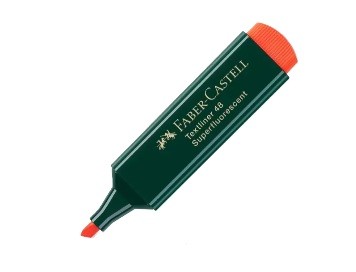 Faber Castell Fosforlu Kalem Turuncu