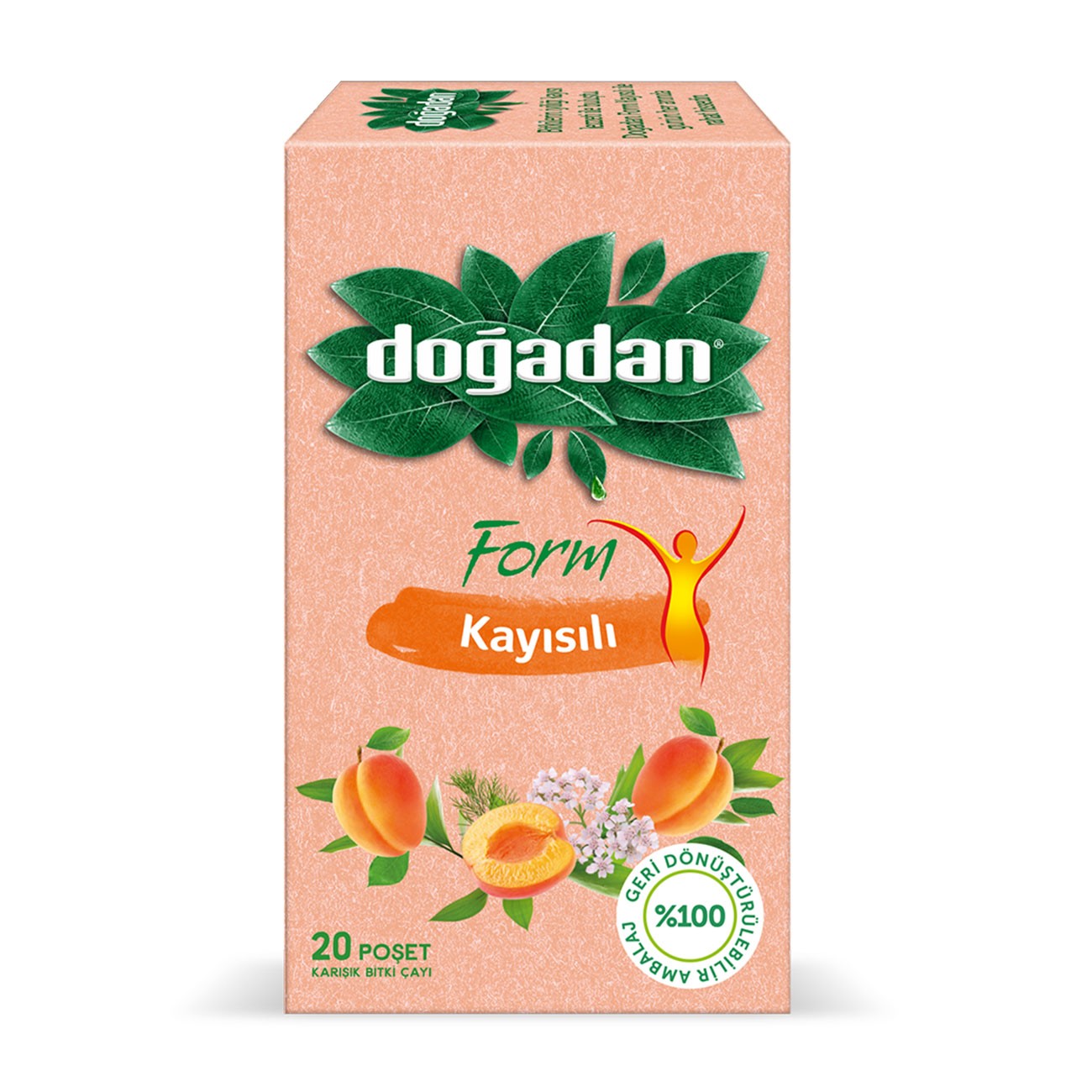 Doğadan Form Kayısılı Çay 20 Li