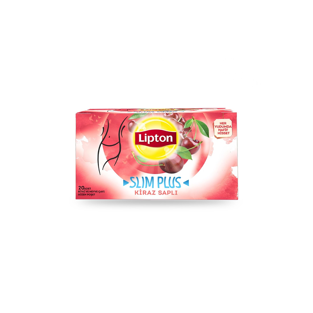 Lipton Slim Plus Kiraz Saplı 20 Li