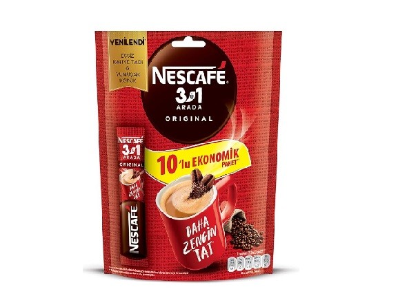 Nescafe 3'ü 1 Arada Original 17.5 Gr*10 Lu Paket