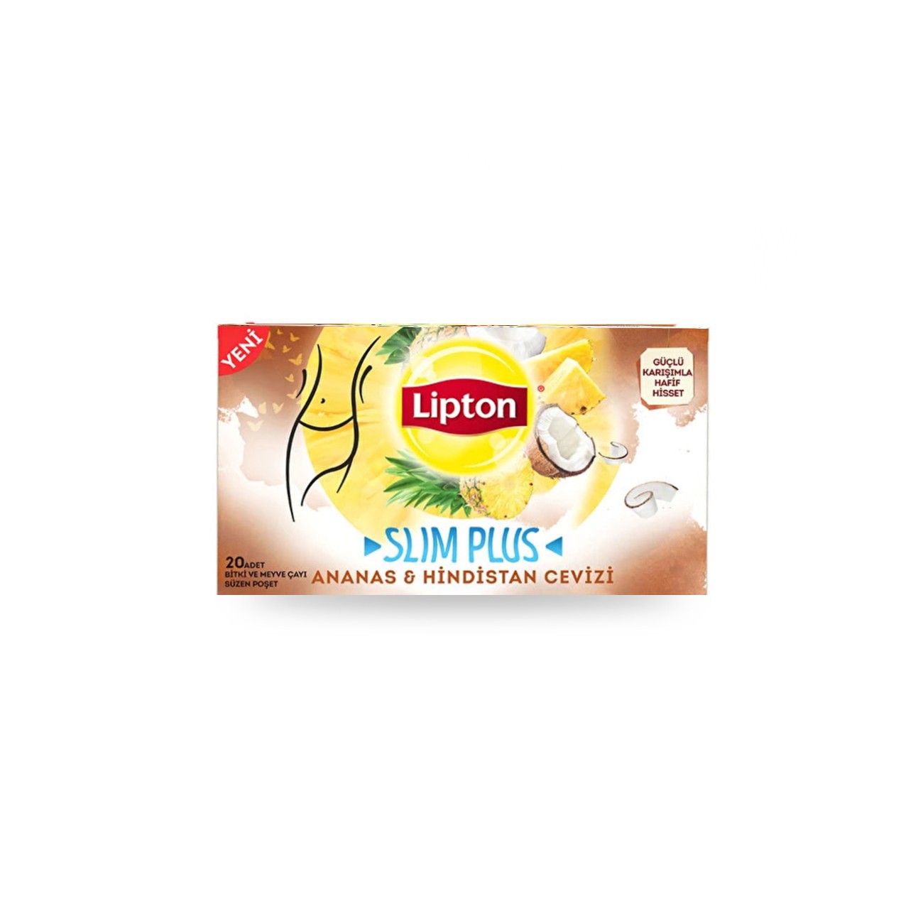 Lipton Slim Plus Hindistan Cevizi Ananas 20 Li