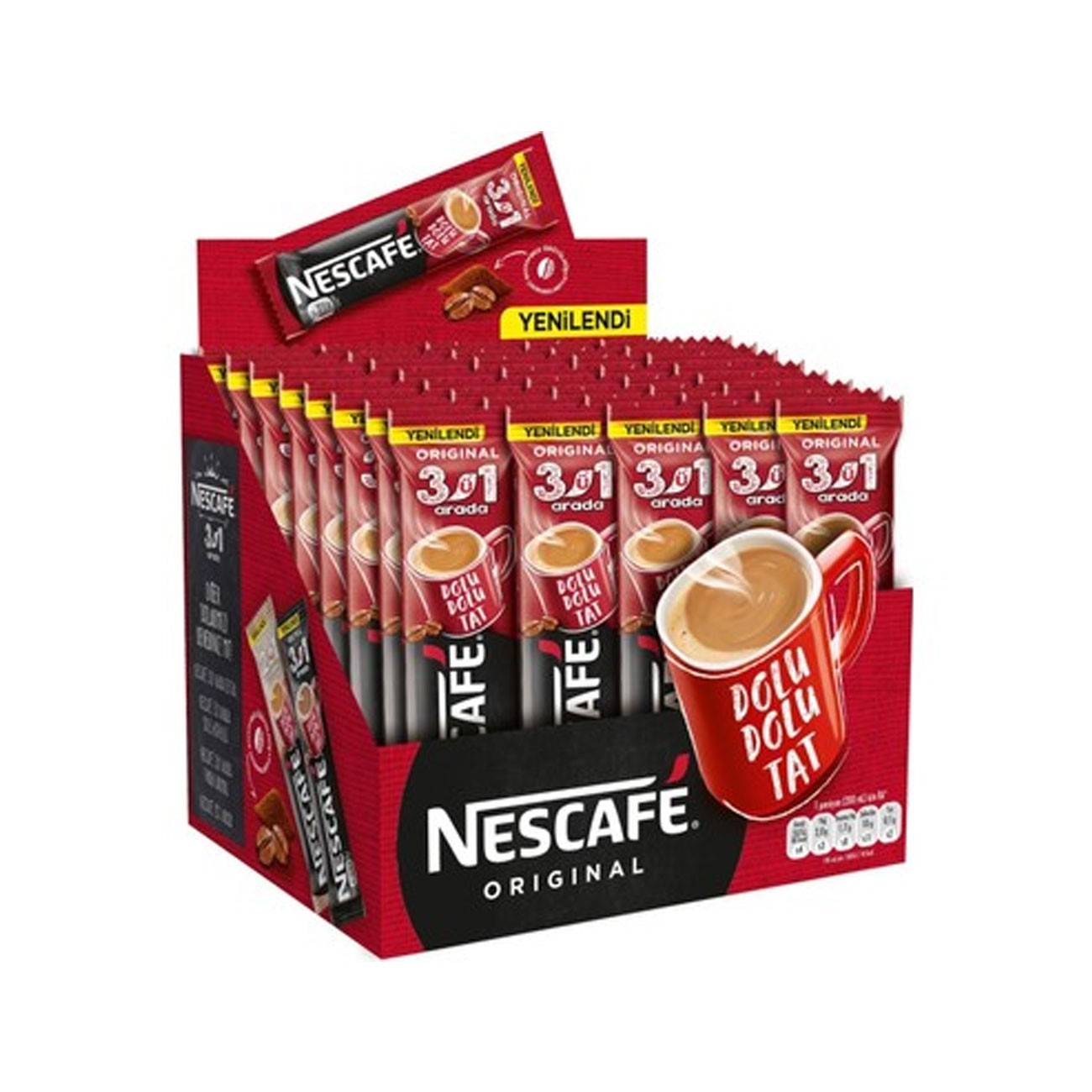 Nescafe 3 Ü 1 Arada 72 Li