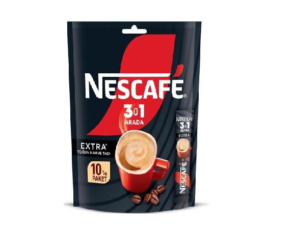 Nescafe 3'ü 1 Arada Extra  16,5 Gr*10 Lu Paket