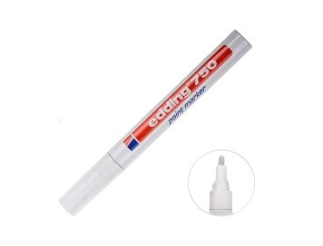 Edding 750 Boya Marker Kalem Kalın Uç Beyaz