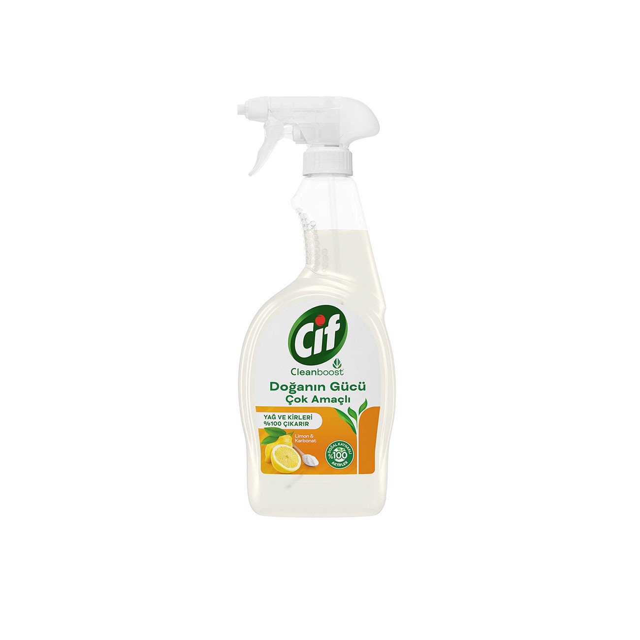 Cif Sprey Doğanın Gücü Yağ Çıkarıcı Limon&Karbonat 750 Ml