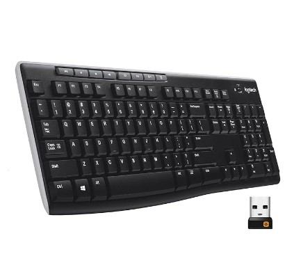 Logitech K270 Kablosuz Klavye, Tuş Takımı, Sıvı Dökülmesine Dayanıklı, 10 m Kullanım Mesafesi, Türkçe