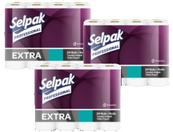Selpak Professional Tuvalet Kağıdı Extra 24lü *3 Pkt