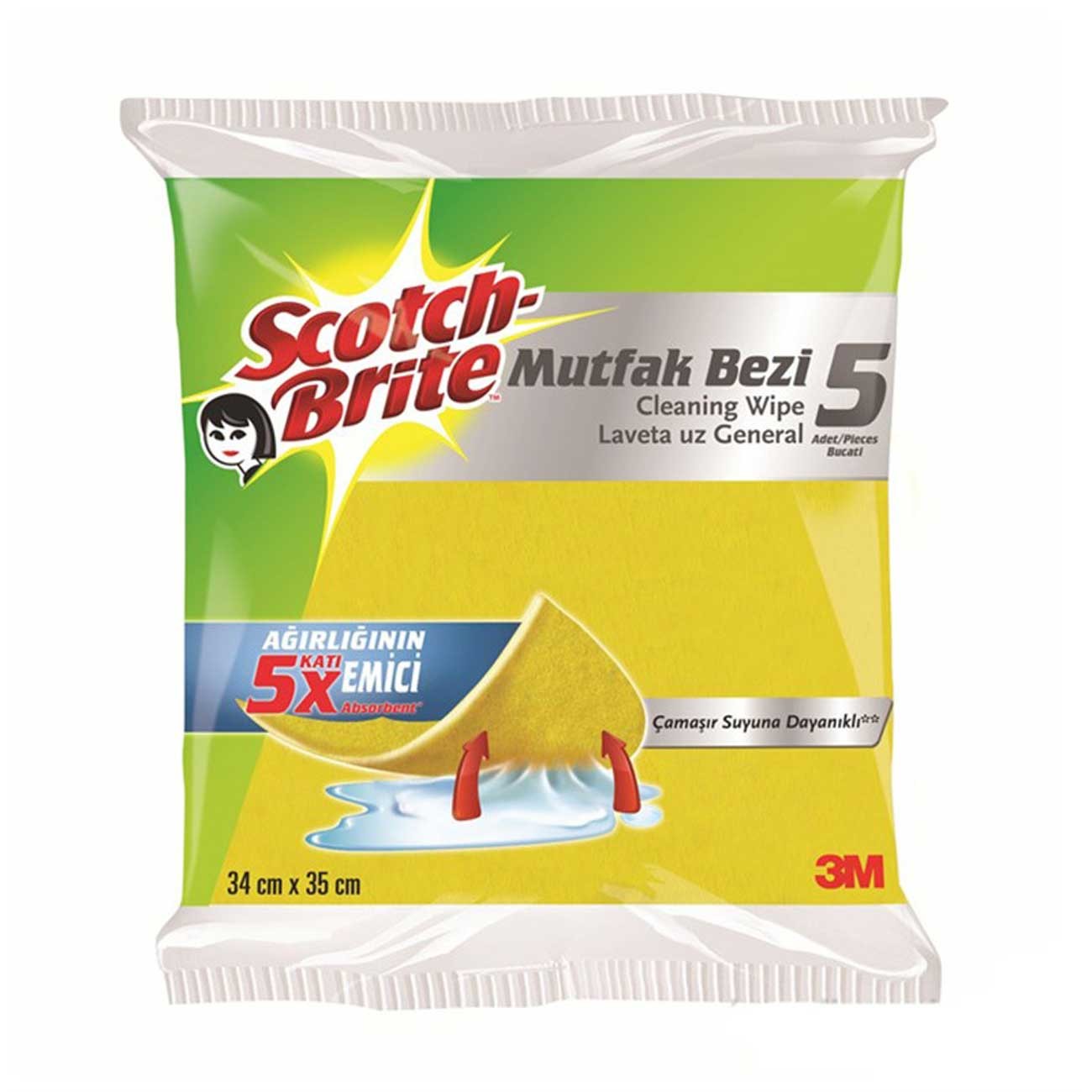 Scotch Brite Mutfak Bezi Promo Paket 5'Li