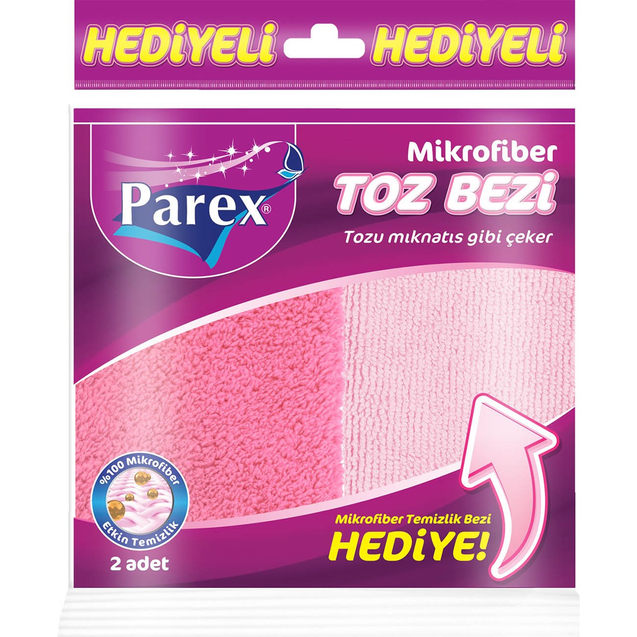 Parex Mikrofiber Toz Bezi (Mikrofiber Temizlik Bezi Hediye)