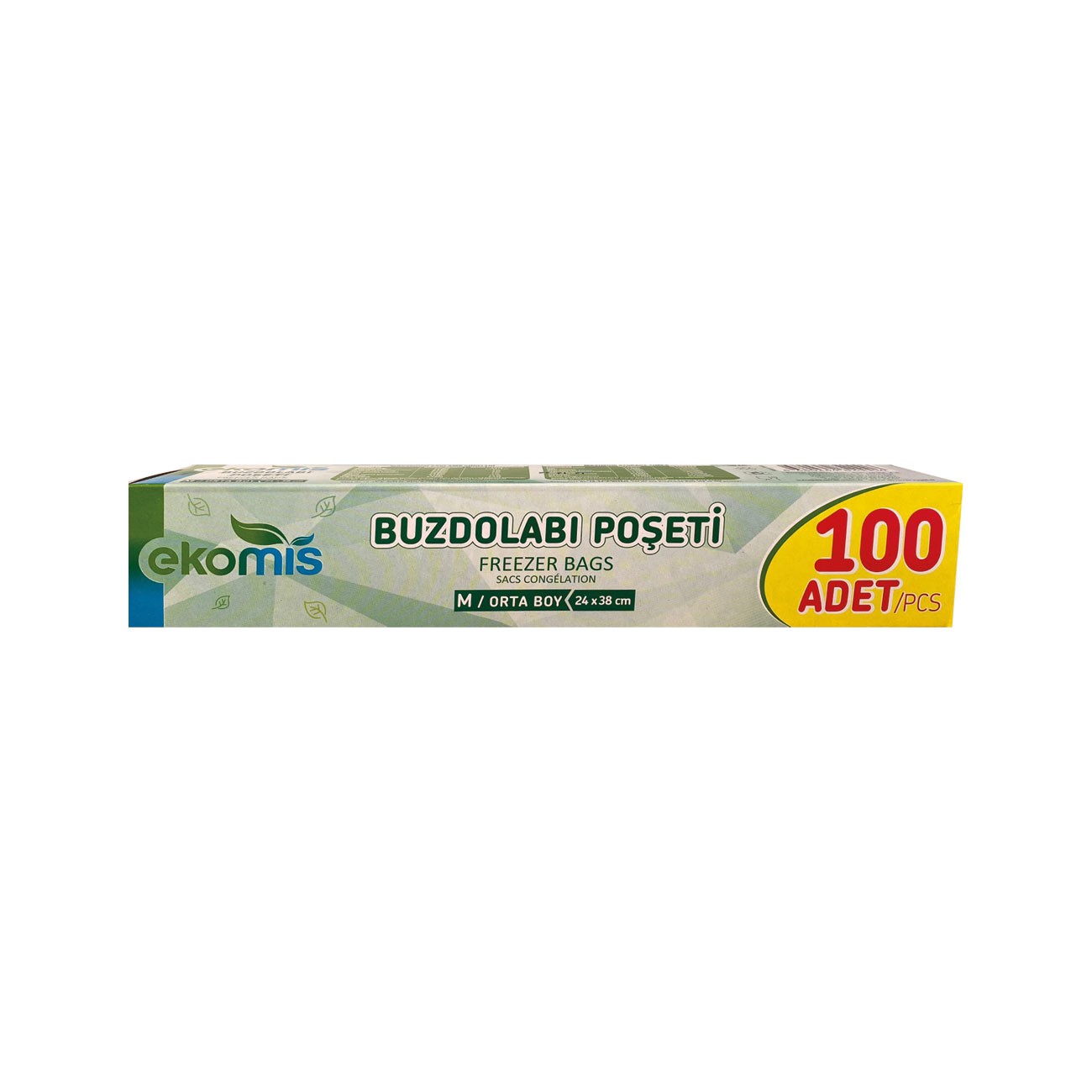 Ekomis Buzdolabı Poşeti Orta Boy 100 Lü