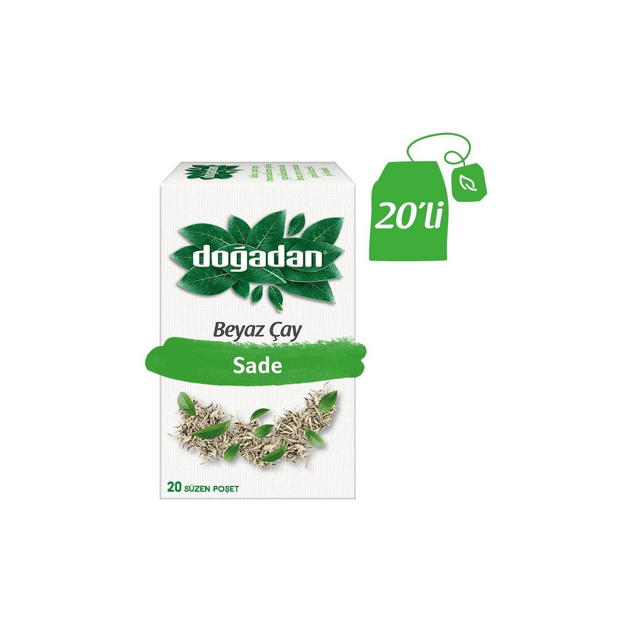 Doğadan Beyaz Çay Sade 20 Li