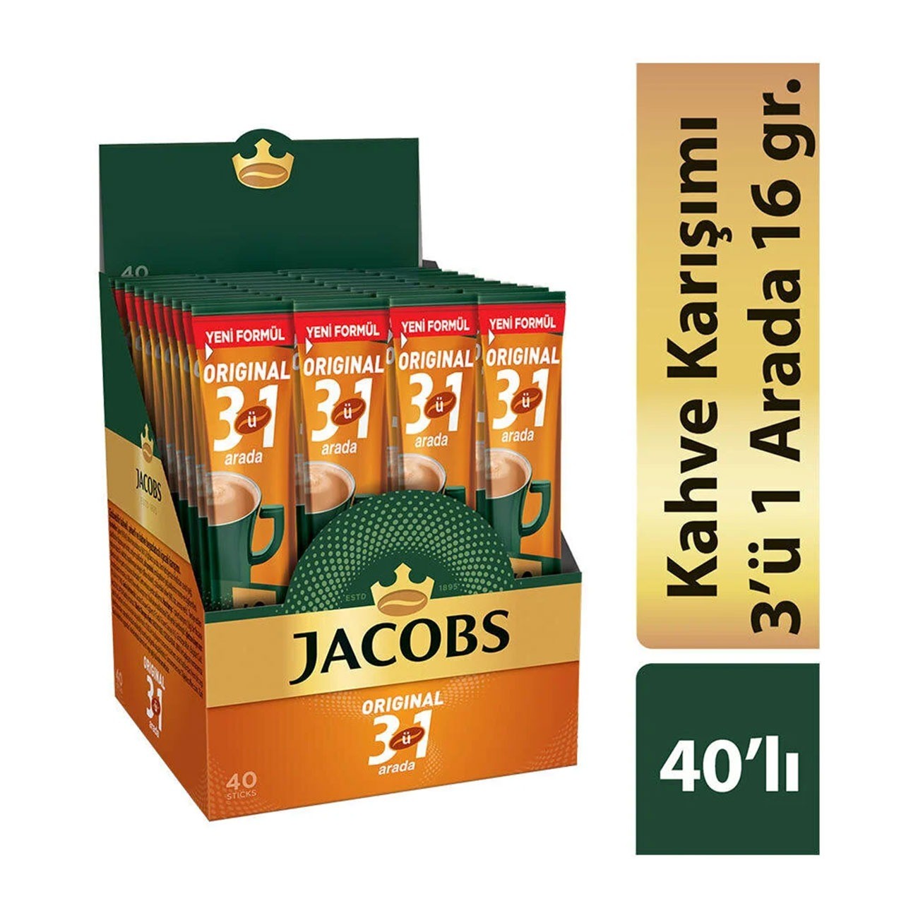 Jacobs 3 Ü Bir Arada 40 Lı