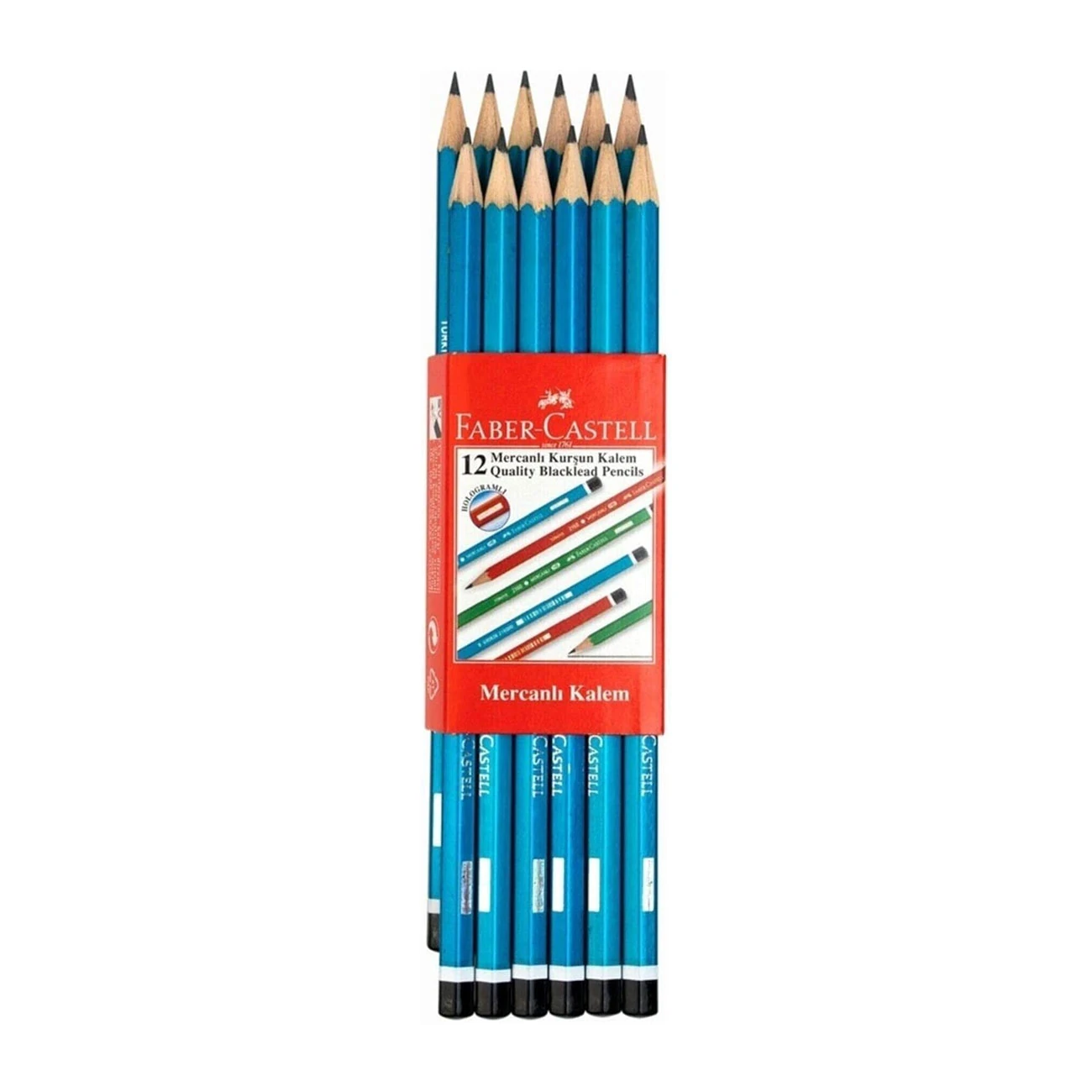 Faber Castell Mercanlı Kurşun Kalem HB 12'li Paket