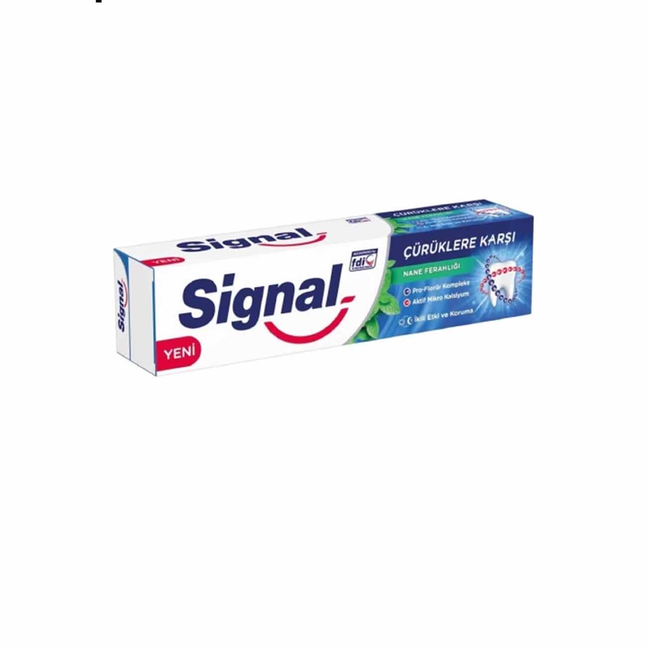 Signal  Çürüklere Karşı Nane 100 Ml