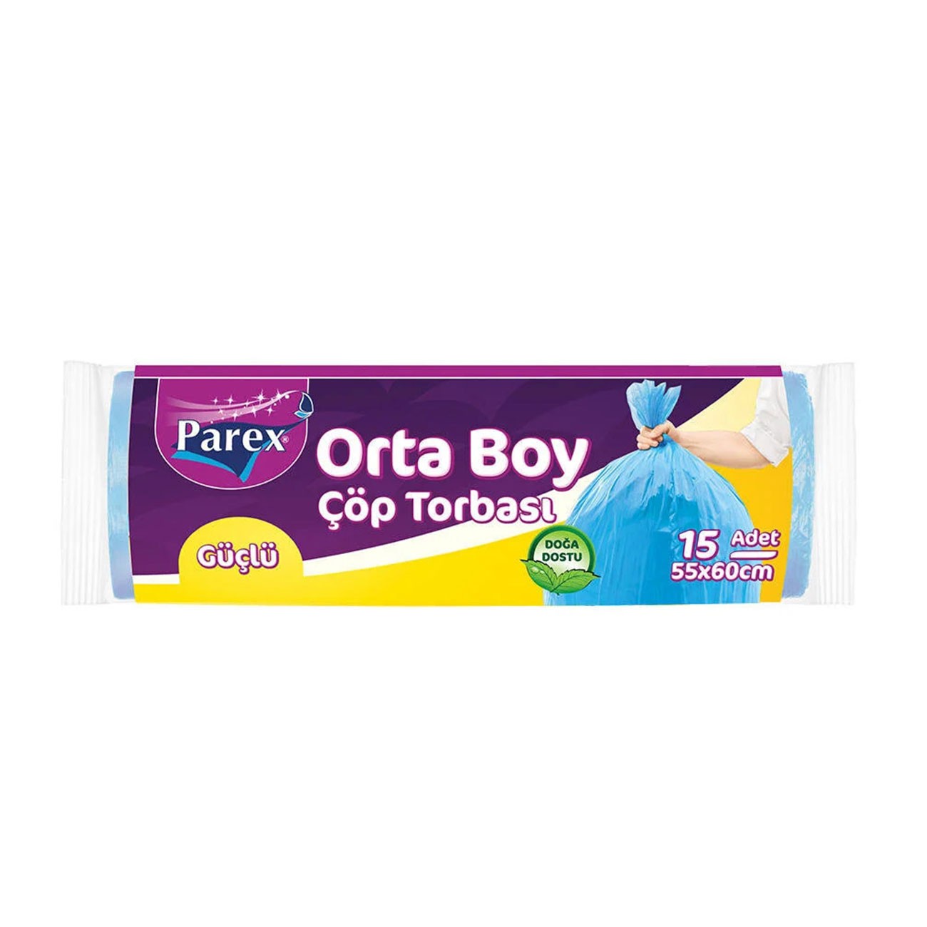 Parex Güçlü Orta Boy Çöp Torbası 55*60