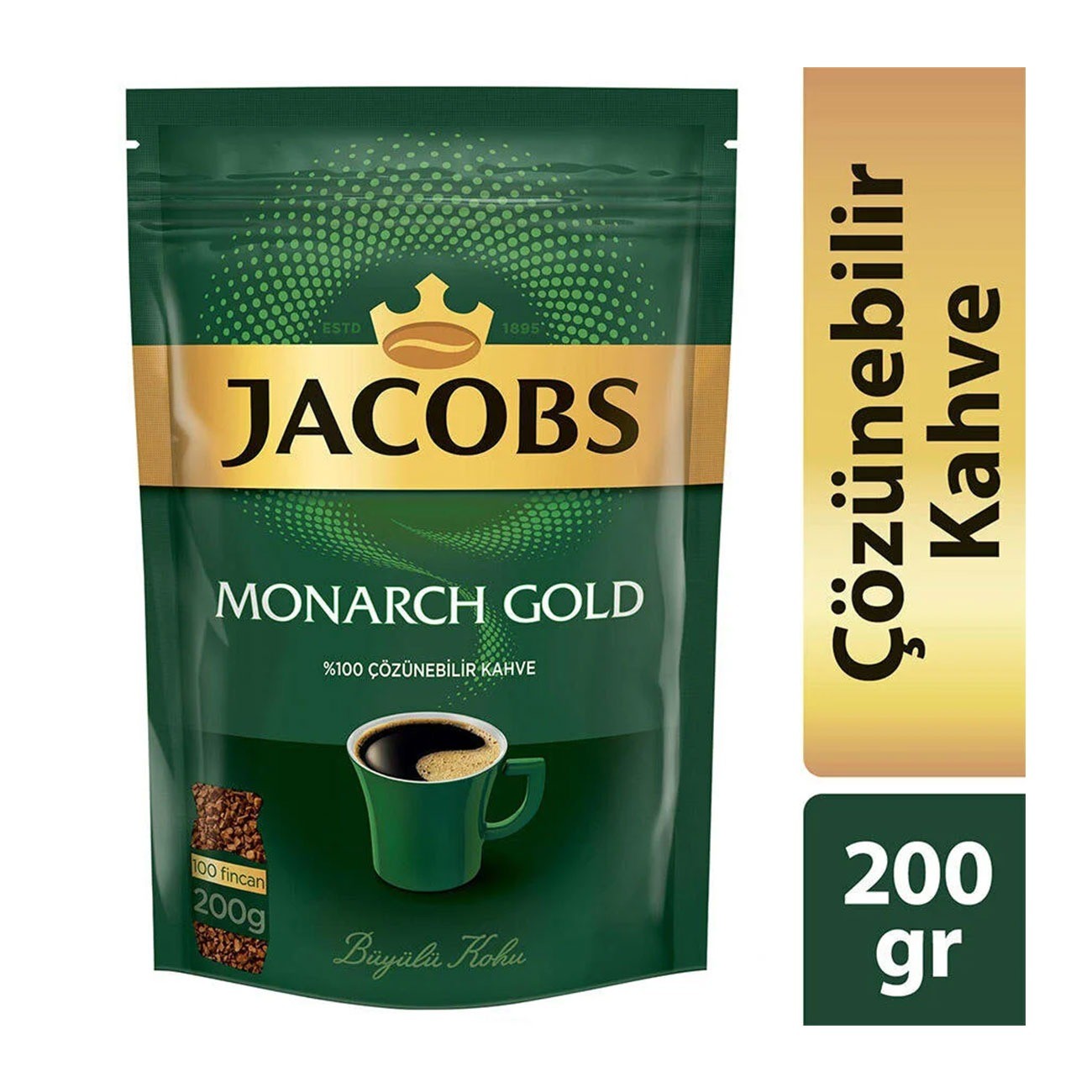 Jacobs Monarch Gold Kahve 200gr