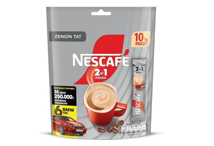 Nescafe 2'si 1 Arada 10 Gr*10' Lu Paket