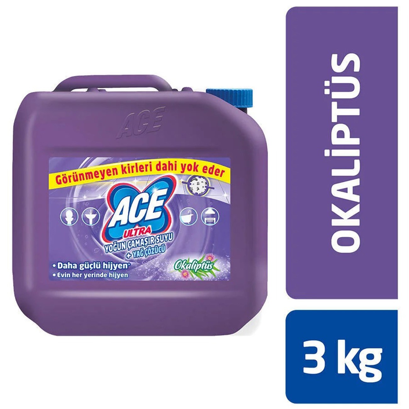 Ace Ultra Çamaşır Suyu Okaliptus Özlü 3 Kg