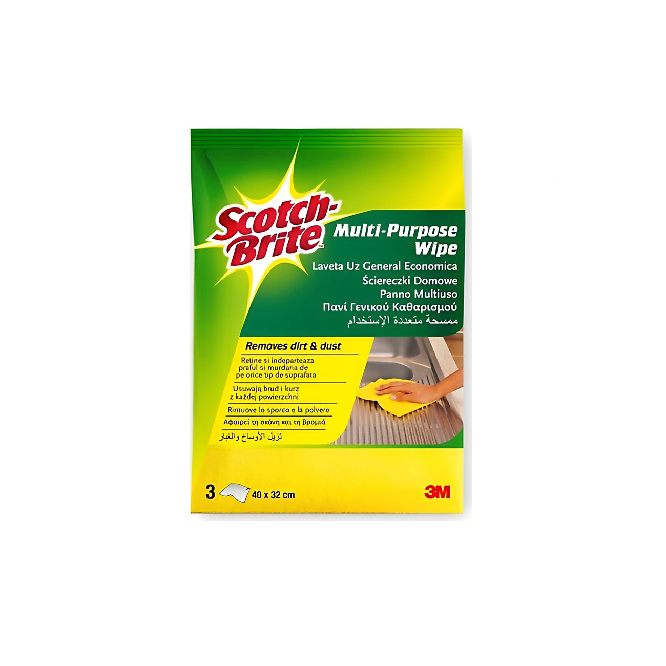 Scotch Brite Renkli Mutfak Bezi  3 Lü