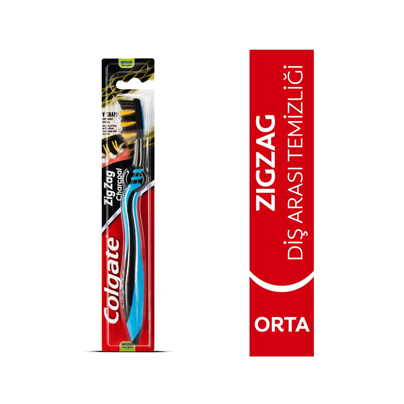 Colgate Diş Fırçası Zig Zag Charcoal