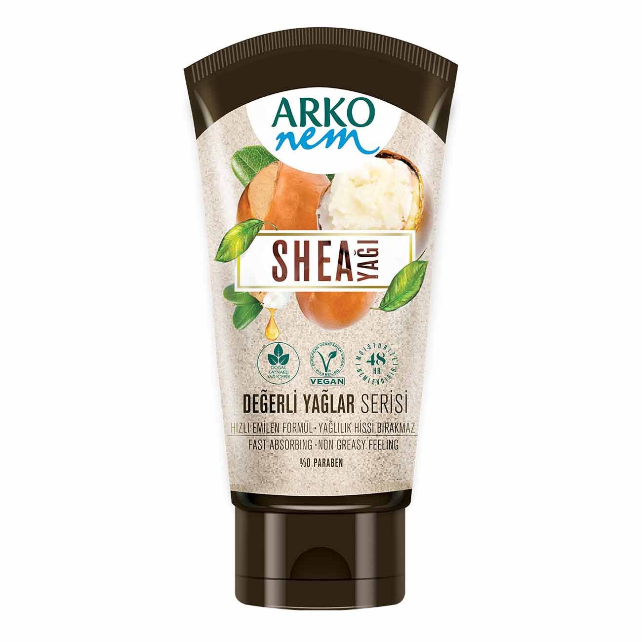 Arko Nem Değerli Yağlar Shea Yağı Kremi 60 Ml