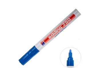 Edding 750 Boya Marker Kalem Kalın Uç Mavi