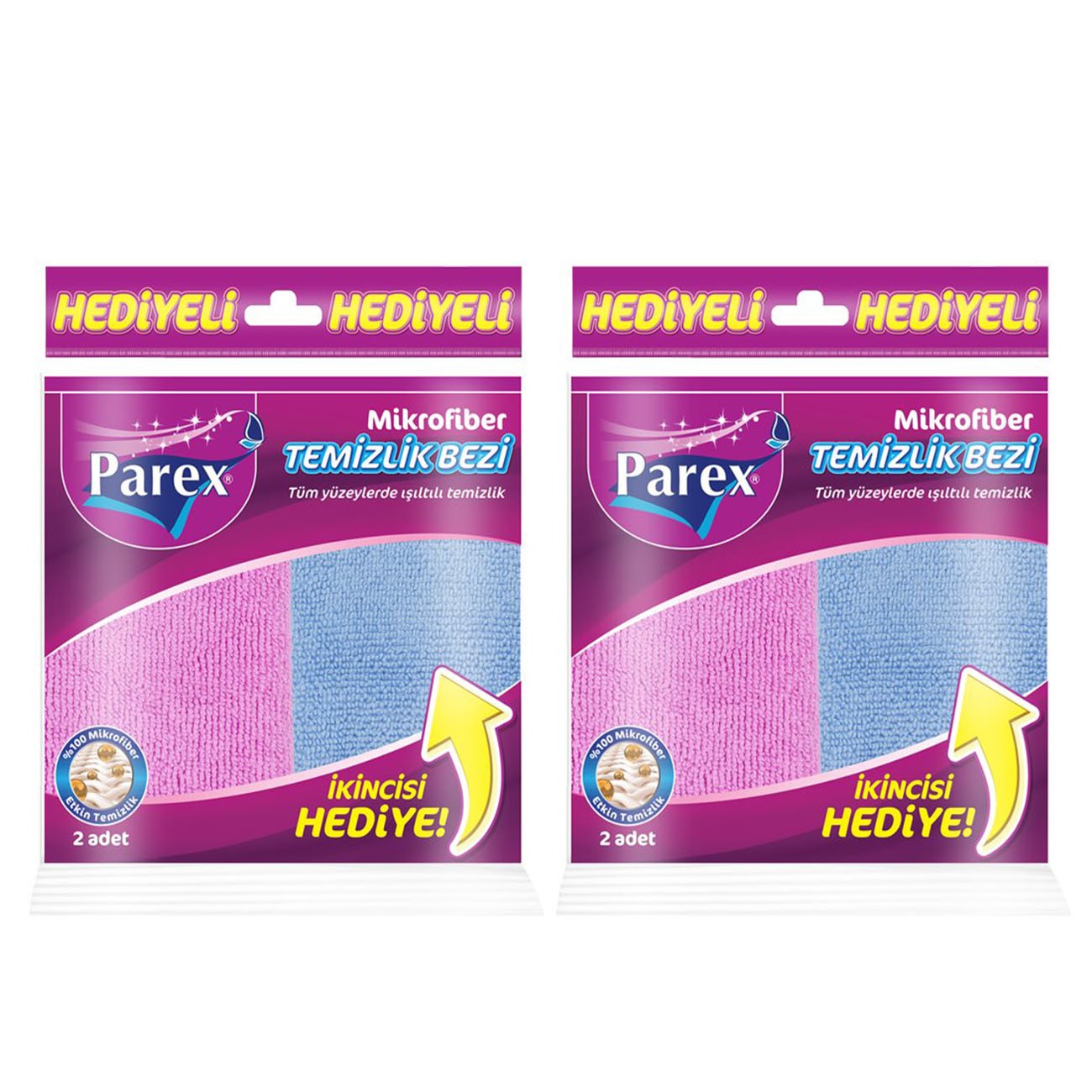 Parex Mikrofiber Temizlik Bezi (İkincisi Hediye)
