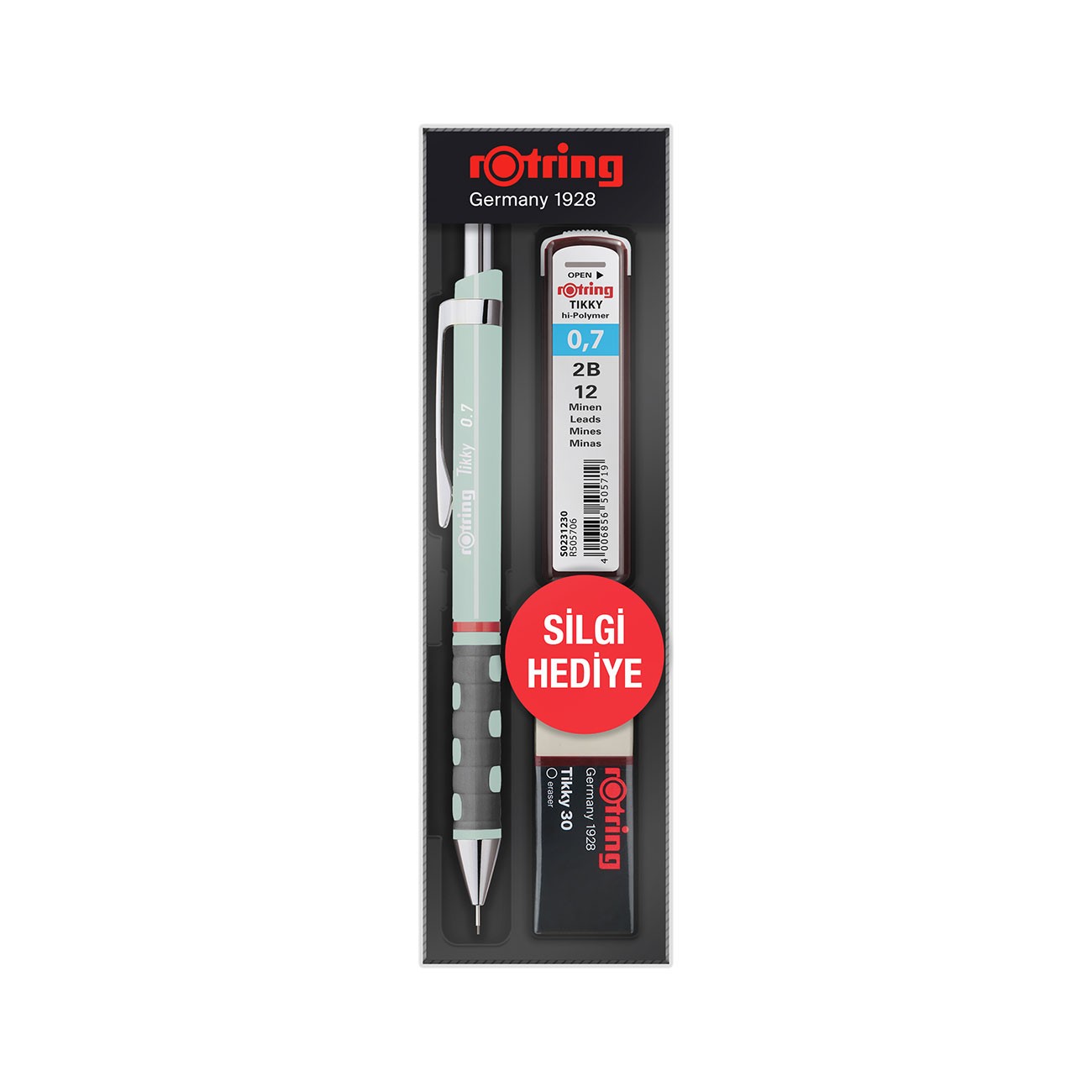 Rotring Versatil Tikky Okul Seti 0.7 Opal Mavi (Yeni Renk)