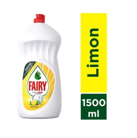 Fairy Sıvı Bulaşık Deterjanı Limon 1500 Ml