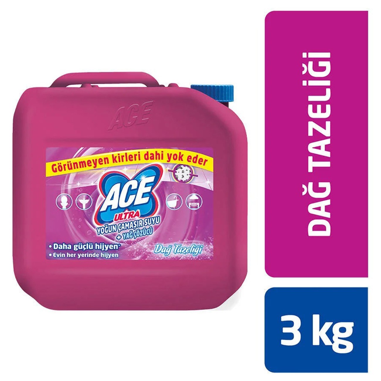 Ace Ultra Çamaşır Suyu Dağ Ferahlığı 3 Kg