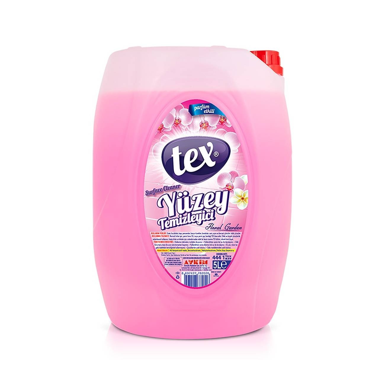 Tex Yüzey Temizleyici Pembe 5 Lt