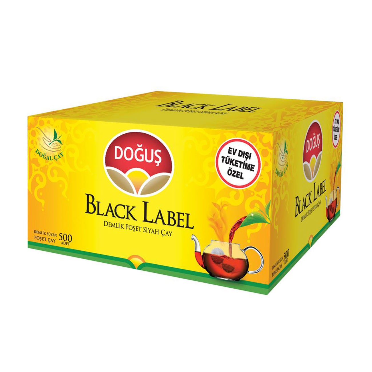 Doğuş Black Label Demlik Poşet Çayı 3.2Gr* 500 Lü