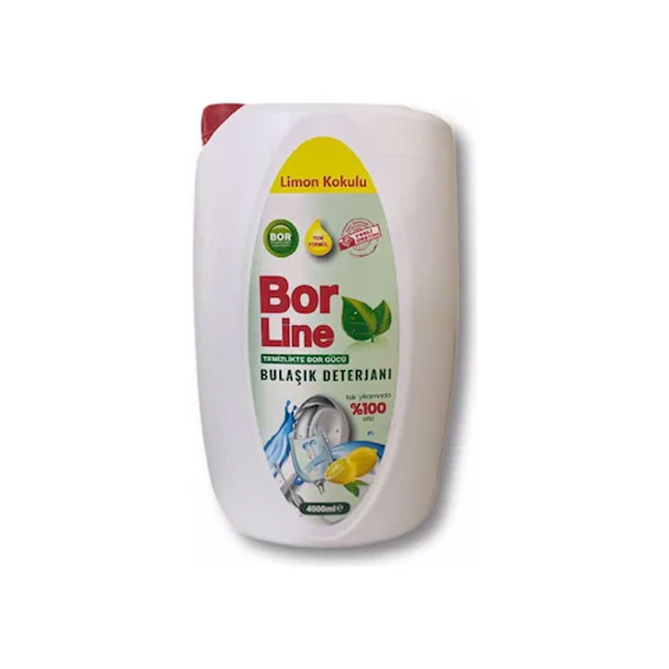 Borline Sıvı Bulaşık Deterjanı Limon 4 Lt