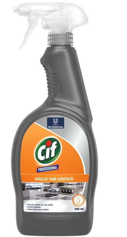 Cif Professional Güçlü Yağ Çözücü Sprey 750 Ml