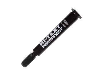 Hi-Text PB 830 Marker Kalem Yuvarlak Uç Koli Kalemi Siyah