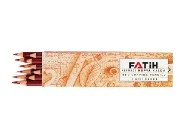 Fatih Kırmızı Kopya Kalemi 12'li Paket