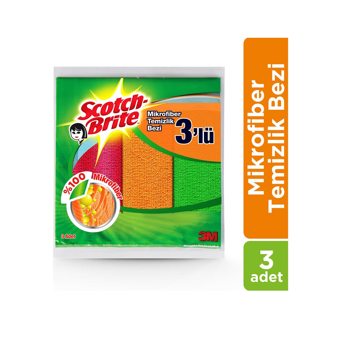 Scotch Brite Mikrofiber Bez 3 Lü
