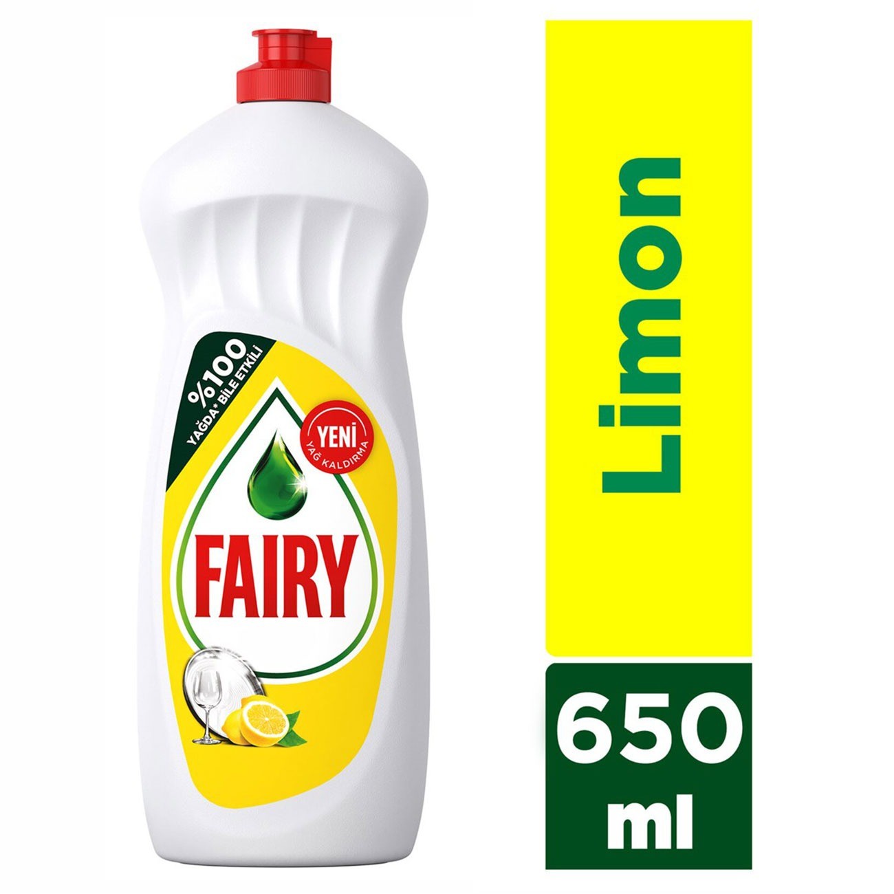 Fairy Sıvı Bulaşık Deterjanı Limon 650 Ml