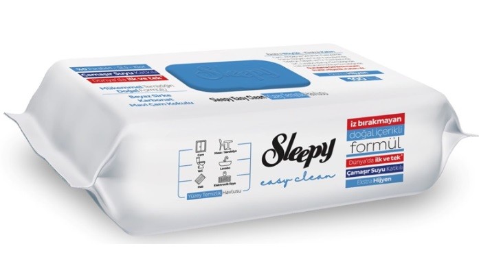 Sleepy Easy Clean Yüzey Temizlik Havlusu Çamaşır Sulu 100 Lü